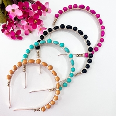 Kit com 5 tiaras Luxo sortidas