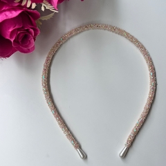 Kit com 4 tiaras gliter luxo feminina sortidas