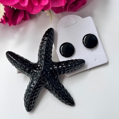 5 KITS - 1 presilha estrela do mar + 1 brinco 1cm - loja online