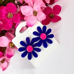 Kit C/ 24 florzinhas acrilico sortidas - Império Pink