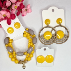 12 Kits - 1 Mix pulseiras + 3 brincos - comprar online