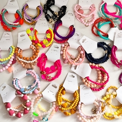 Kit C/ 12 Mix pulseiras miçangas sortidas - comprar online
