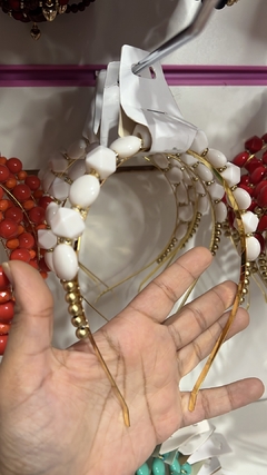 Kit com 5 tiaras Luxo sortidas