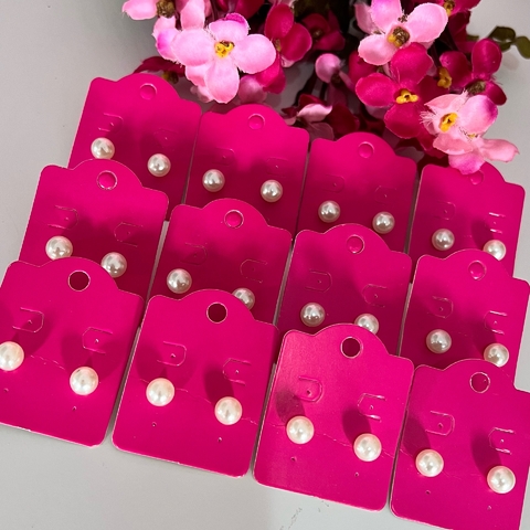 Kit 12 pares Brinco Pérola