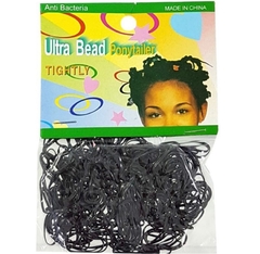 Pacotinho mini elastico de silicone preto