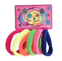 36 xuxinhas de cabelo de meia coloridas - comprar online