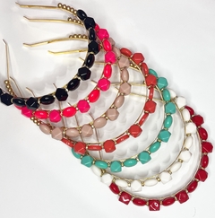 Kit com 5 tiaras Luxo sortidas - comprar online