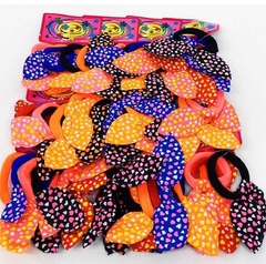 48 xuxinhas de cabelo coelhinho sortidas - Império Pink