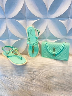Kit Sandália e Bolsa- charmosa - Bunita ja é