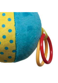 BOLA DE PLUSH COM MORDEDOR AZUL - loja online