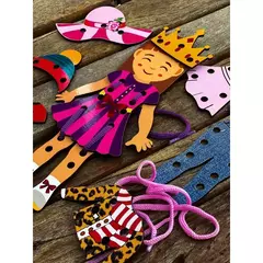 ALINHAVO PRINCESA FASHION - CECILHANDO KIDS