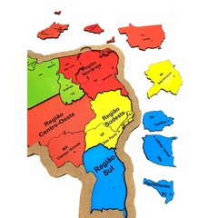 MAPA DO BRASIL - (26PEÇAS) - loja online