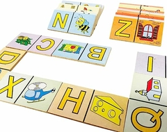 DOMINO EDUCATIVO - FIGURAS E LETRAS na internet