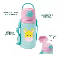GARRAFA GIRAFA COM CANUDO ALUMINIO BUBA na internet