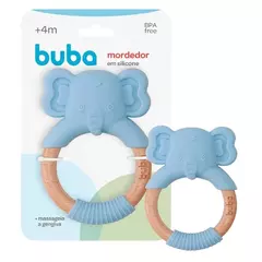 MORDEDOR LEÃO EM SILICONE - AZUL