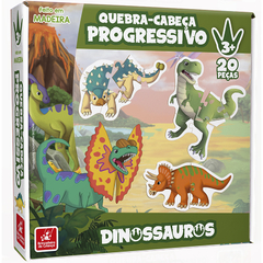 QUEBRA CABEÇA - PROGRESSIVO - DINOSSAUROS