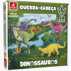 QUEBRA CABEÇA - 48 PEÇAS - DINOSSAUROS