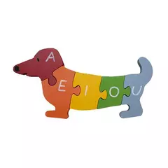 QUEBRA-CABECA COM VOGAIS E NUMEROS CACHORRO - comprar online