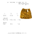 Saia Franjas Golden - comprar online