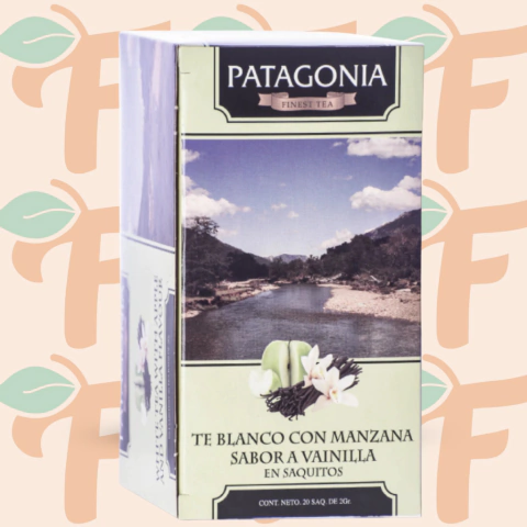 TE BLANCO CON MANZANA SABOR VAINILLA X 20 SAQ. PATAGONIA - comprar online