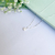 COLAR DE PRATA PONTO DE LUZ GOTA 45CM - loja online