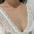 CONJUNTO DE PRATA CORAÇÃO CRAVEJADO - loja online