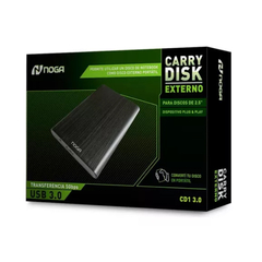 CARRY DISK 2.5 NOGANET SATA USB 3.0 NEGRO