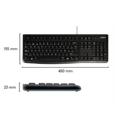 COMBO TECLADO + MOUSE LOGITECH MK120 USB NEGRO en internet