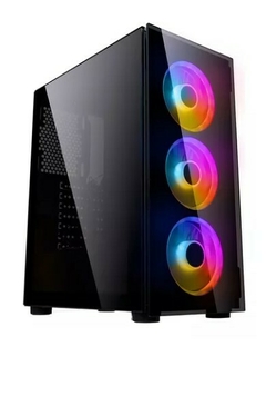 GABINETE SENTEY K20 MAX VIDRIO TEMPLADO 3 FAN RGB