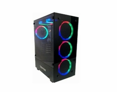 GABINETE SOLARMAX CM-5901-SF ATX MICROATX MINIATX FRENTE Y LATERAL TEMPLADO - RGB - comprar online