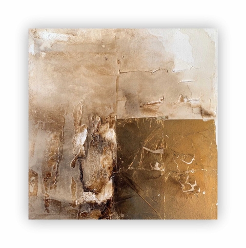 Obra 50 x 50 cm técnica mixta