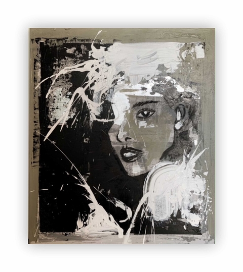 Retrato abstracto personalizada a pedido