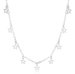 Choker Estrelas Penduradas