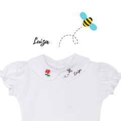 Body Bordado a Mão Tarde de Sol - Personalizado na internet