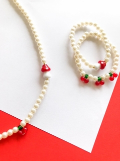 Colar Pérola Cereja Infantil e/ou Adulto na internet