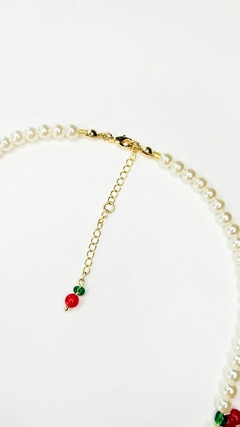 Colar Pérola Cereja Infantil e/ou Adulto - Dulace