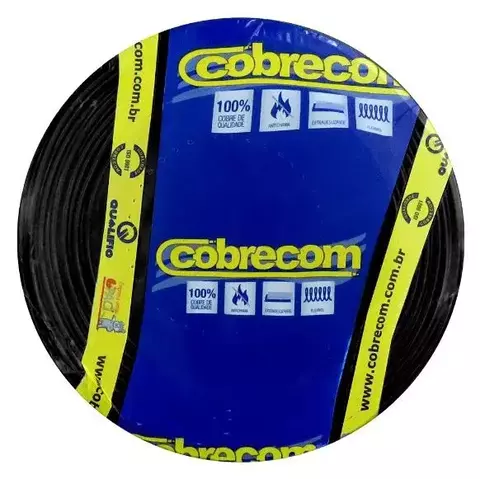 FIO FLEX 2,5MM NAMBEI/COBRECOM PRETO 100MT