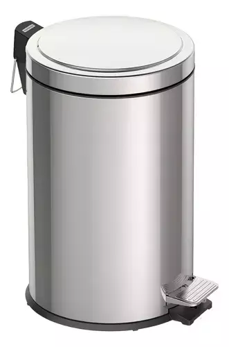 LIXEIRA INOX C/PEDAL BRASIL 12L TRAMONTINA