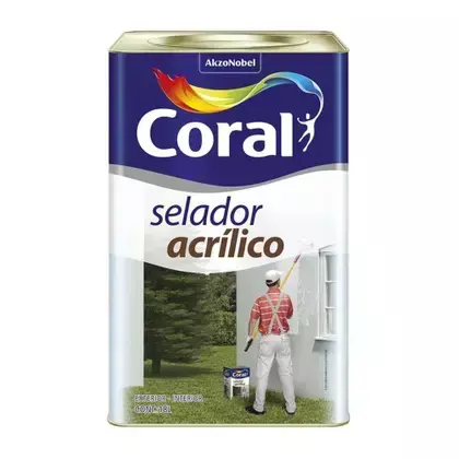 SELADOR ACRILICO BRANCO 18L 5202616 CORAL
