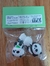 Set de gomas de borrar x 3 unidades - Modelo oso panda - Sestra Mania