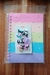 Agenda cuaderno para personalizar incluye 6 pines kuromi - Hojas ralladas - Sestra Mania