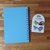 Agenda cuaderno para personalizar incluye 4 pines transporte - Hojas ralladas - tienda online