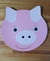 Set de 1 bolw y 1 plato infantil - Modelo cerdito o elefante