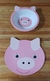Set de 1 bolw y 1 plato infantil - Modelo cerdito o elefante en internet
