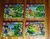 Kit de 4 cajas de bloques para armar Plantas versus Zombies