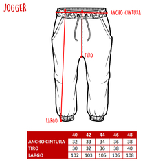 PANTALON JOGGING STANFORD - NEGRO - OM0026 - tienda online