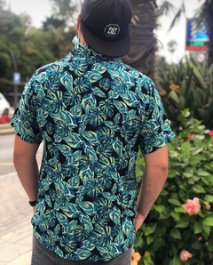 CAMISA HAWAII (NEGRA) - tienda online