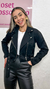 Jaqueta em suede - Preta - comprar online