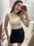 Saia cargo tecido Marrant - Preto - Closet Nosso Jeito