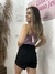 Short Rica em alfaiataria- Preto - loja online